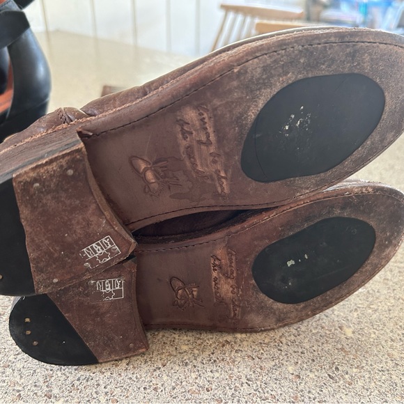 John Fluevog Tall brown leather boots - Picture 3 of 4